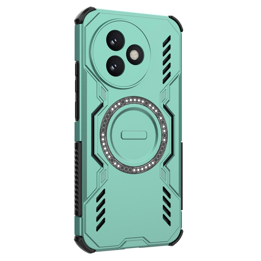 For Xiaomi Redmi K80 Ultra 5G Magnetic Case Butterfly Armor Hollow Heat Dissipation PC+TPU Phone Cover