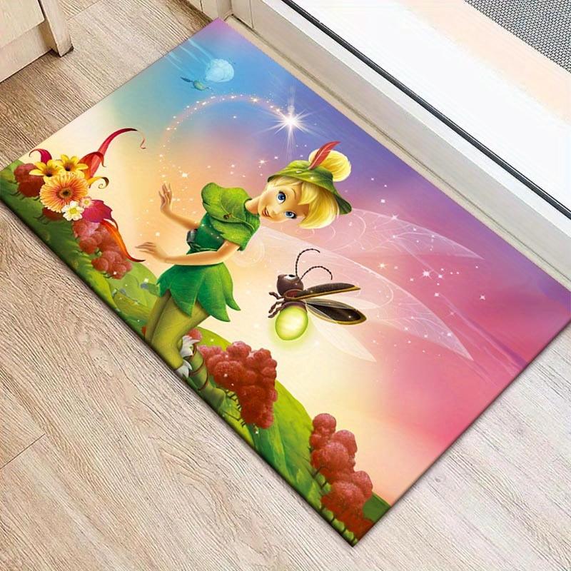 1pc Fairies Pattern Area Rug Soft Flannel Floor Mat for Living Room,Office,Bedroom and Carpet,Sofa Coffee Table Floor Mat 60cm by 90cm