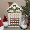 Christmas Calendar Countdown Wooden Festive Ornaments Advent Gift By Christmas
