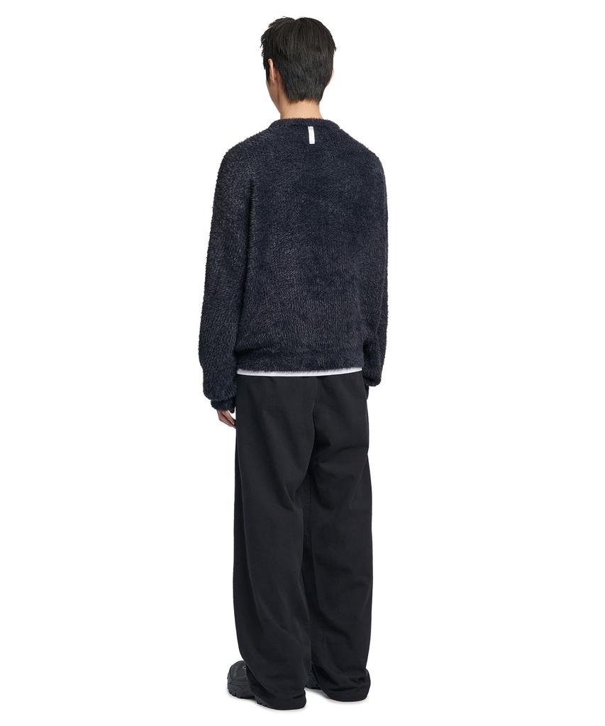 Nomaenyueol Loose Fit Two-Tuck Pants - Black