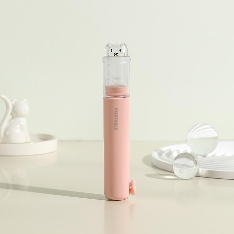 

2-in-1 Portable Toothbrush Set Toothware Toothpaste Storage Business Travel Essential Artifact Soft Hair розовый