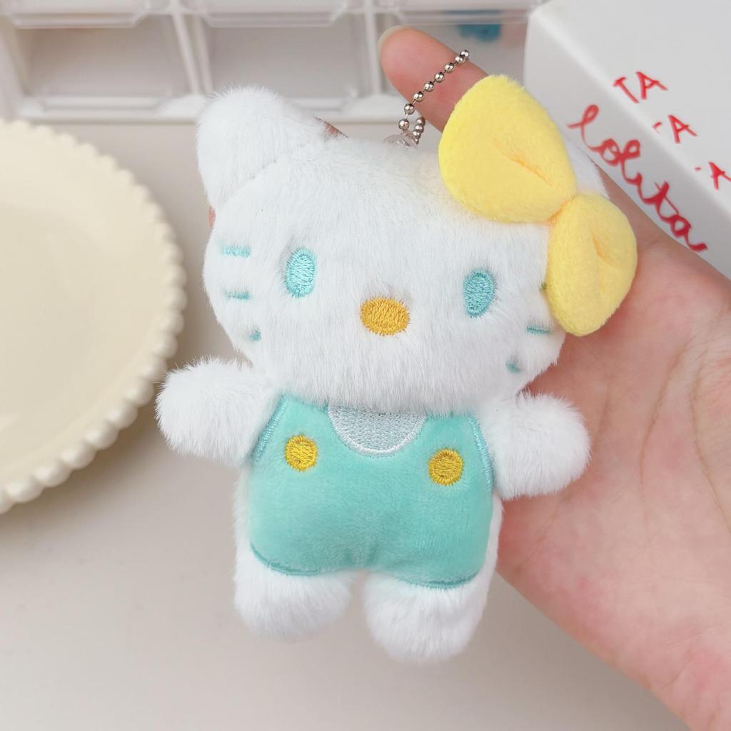 Hello Kitty Kitten Plush Keychain Charm