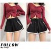 Summer Thin Professional Training Pilates Yoga Fitness Pants Anti-wear Breathable Quick Dry Loose Sports Shorts for Women