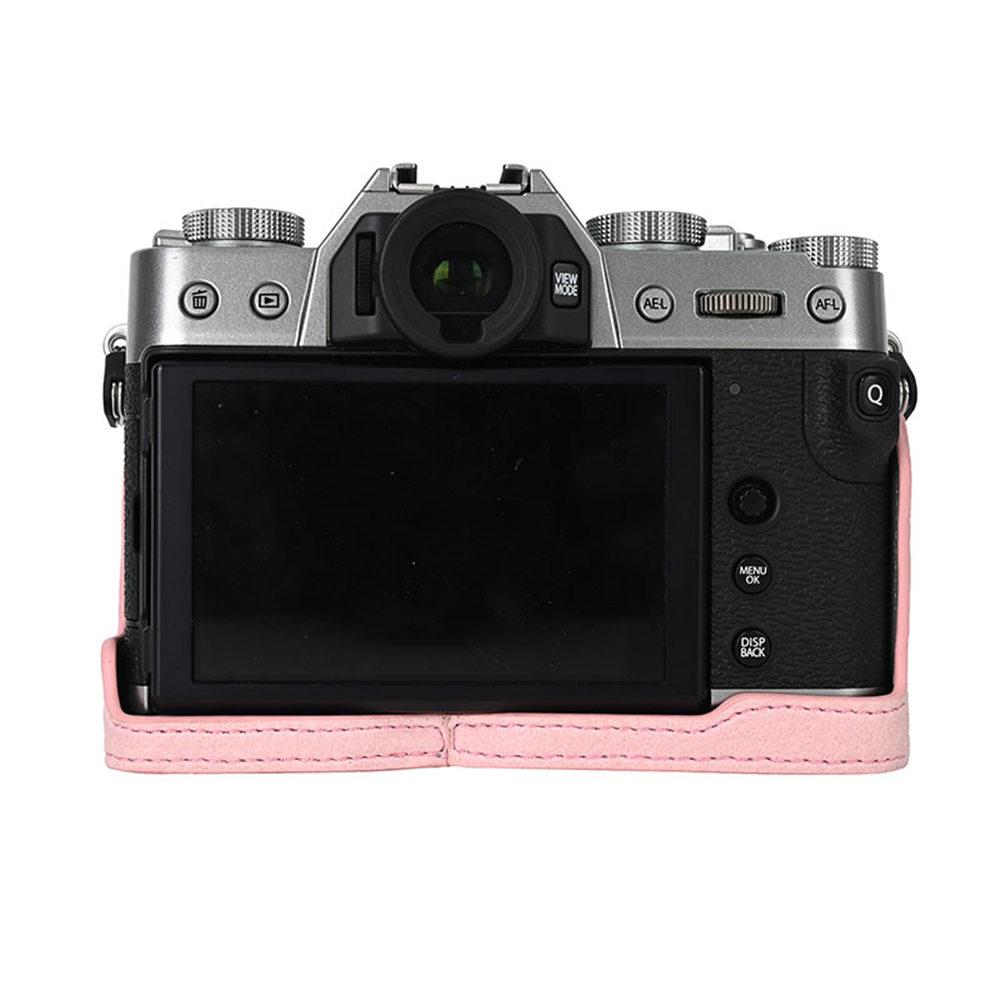 PU Camera Half Case for Fujifilm XT30 XT30II XT30III XT10 XT20 Leather Shoulder Strap Base Cover