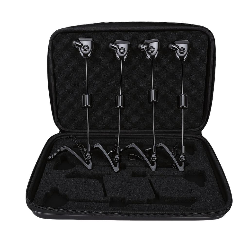 4 Pcs Fishing Bite Alarm Indicators   Carp Fishing LED Illuminated Bite Indicator for Outdoor