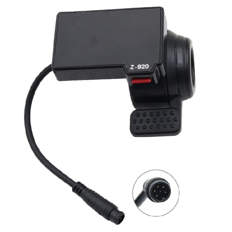 High Sensitivity Electric Scooter Speed Controller LCD Screen Waterproof Speedometer Accelerator Grip Thumb Throttle 48V