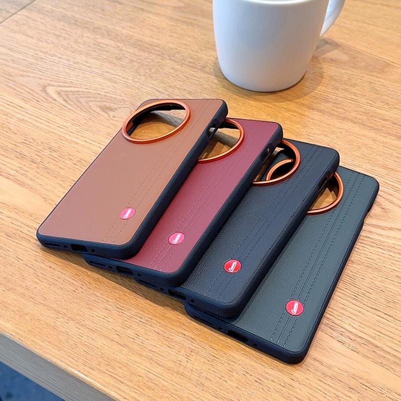 For OnePlus 13 Case Luxury Hard PU Leather Shockproof Protective Back Cover Case For OnePlus 13 13R One Plus 13R Phone Shell