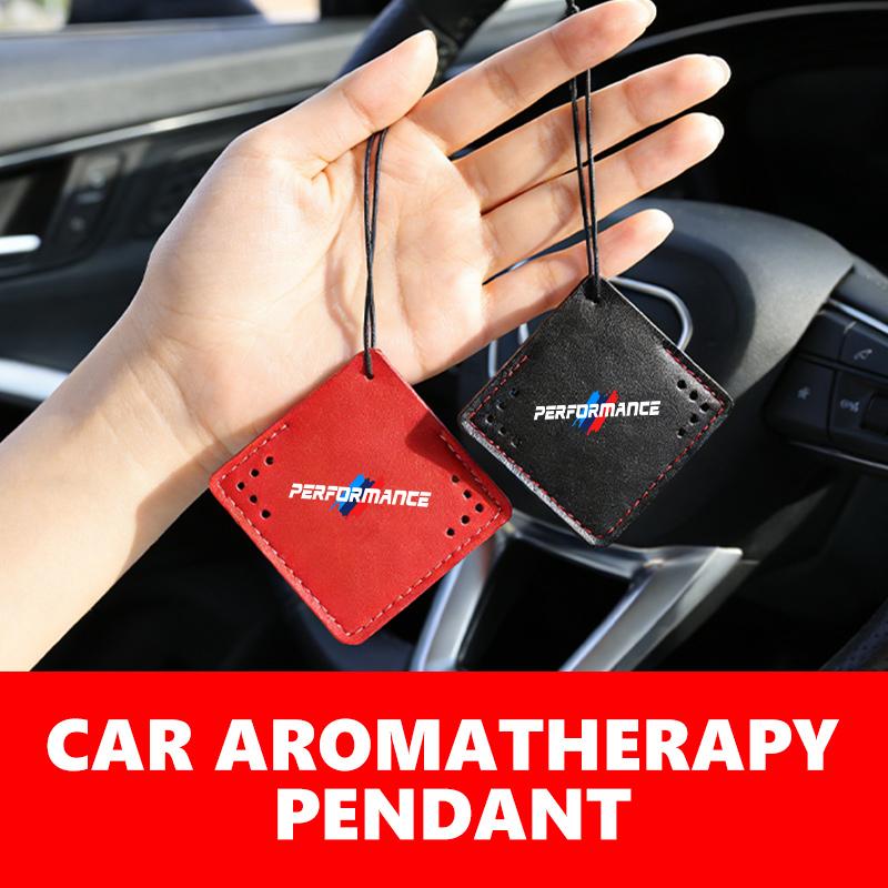 KQBU1 Car Air Freshener Hanging Rearview Mirror Fragrance Pendant For BMW Performance E46 E90 G11 F10 F30 G08 X6 5 Series jbfd2