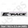 1 Pezzo 3D ABS E-pace F-Pace Lettere Logo Auto F-type F E Type Pace Bagagliaio Posteriore Emblema Badge Adesivi Portellone Accessori Styling Auto