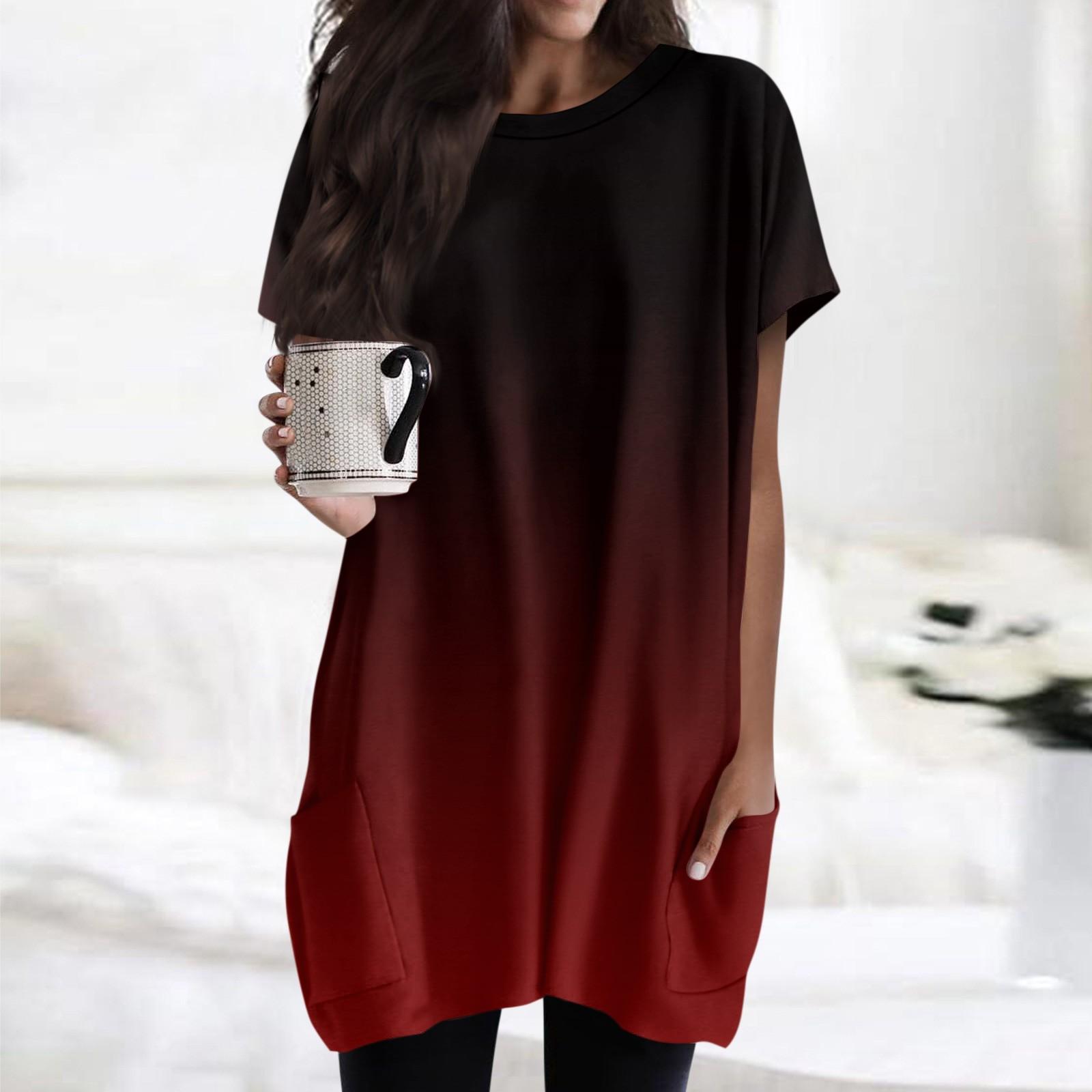 

Женская футболка с круглым вырезом, короткими рукавами и карманным принтом, топы стандартной посадки XXL