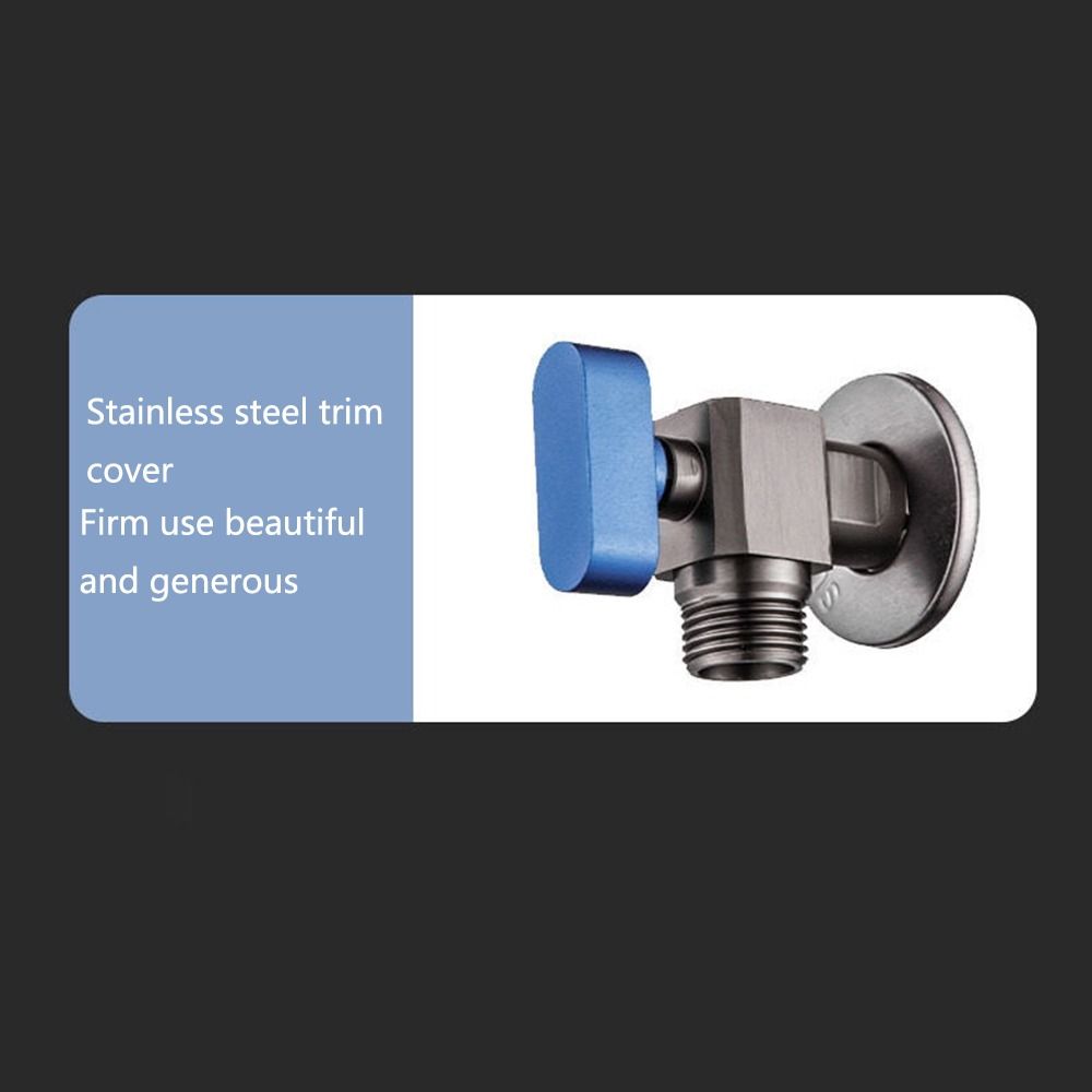 Hot and Cold Water Large Flow Angle Valve Easy Install Water Flows Control Valves  Water Heater