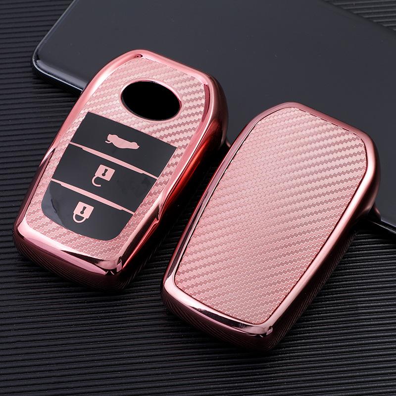 Toyota 18 Highlander/Crown/Levin Carbon Fiber Key Case