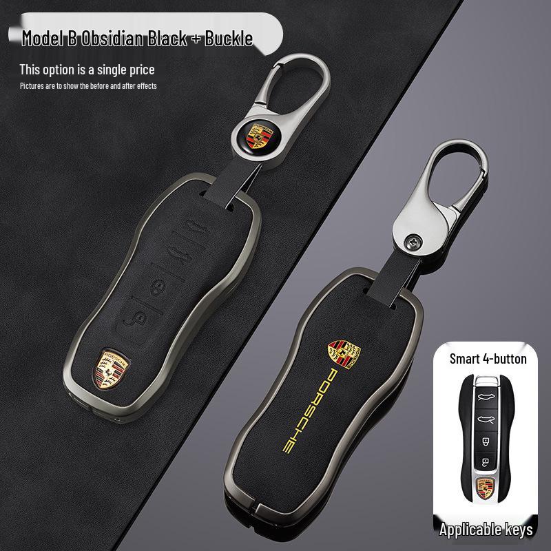 Funda de Carcasa para Llave Porsche para Cayenne, Panamera, Macan, 911, 718, Taycan