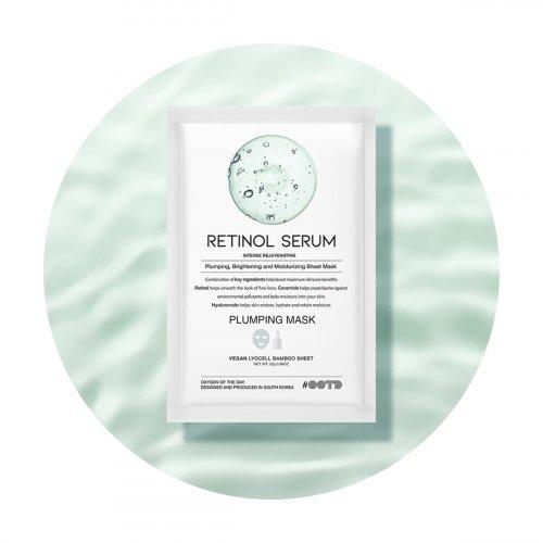 OOTD Beauty Retinol Serum Aufpolsternde Nährende Pflegemaske (10 Blätter)