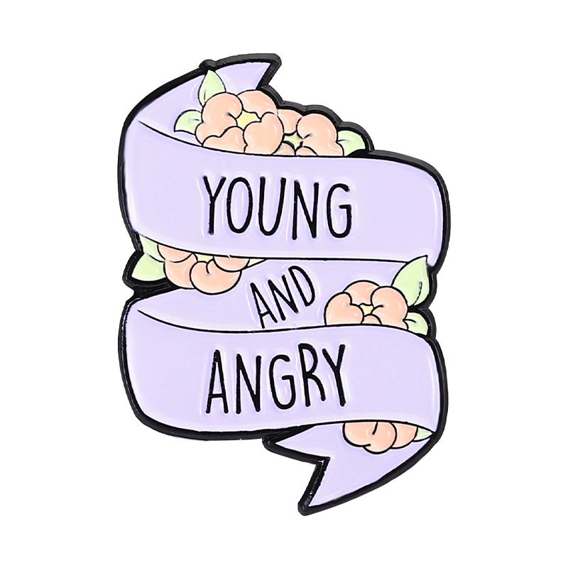 Girl Power Enamel Pins Custom Feminism Brooches Self Love The Future Is Female Lapel Badges Quotes Jewelry Gift for Friends