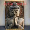 Retro Praying Buddha Statue Aluminum Tin Sign 20x30cm Metal Wall Decor for Meditation Living Room Home