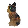 Creative Fake Crystal Resin Painted Animal Statue Mini Collectible Art Clear Statue Home Office Desktop Decoration Ornament
