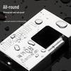Rectangle Keyed Alike Padlock: Small, Horizontal Opening, Waterproof, Rustproof, Pry-Proof, Anti-Theft Lock for Doors.