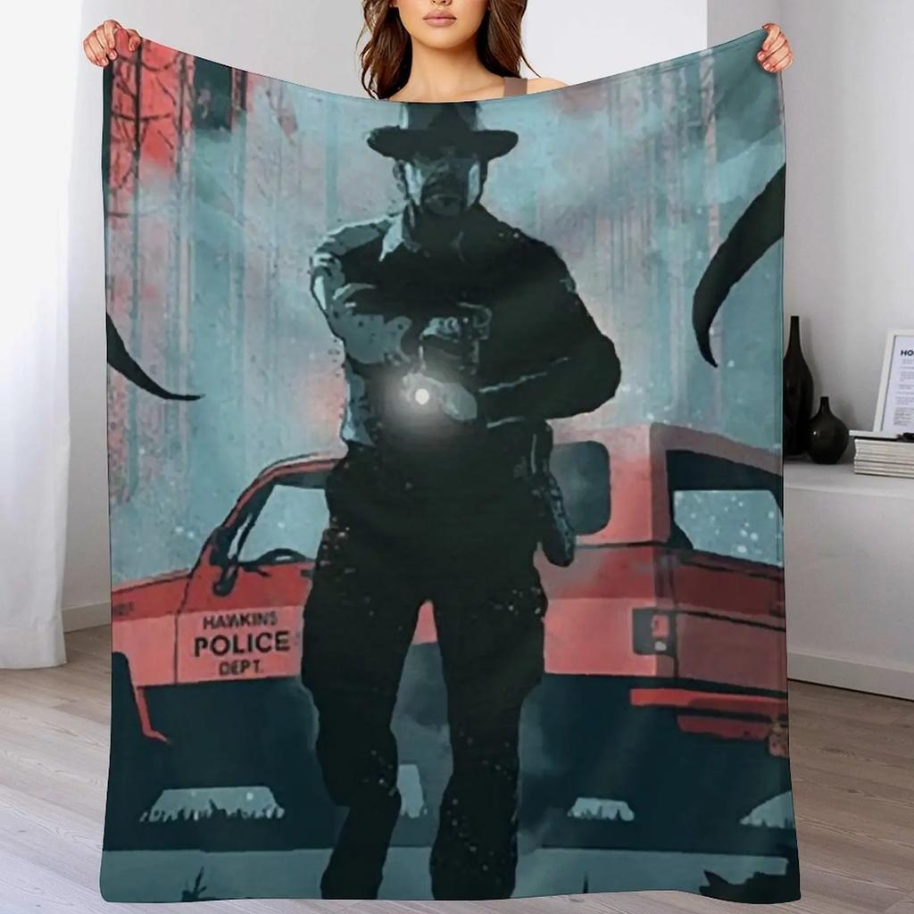 Jim Hopper - Blazer - Car Legends Throw Blanket Loose Retros Summer bed plaid Blankets