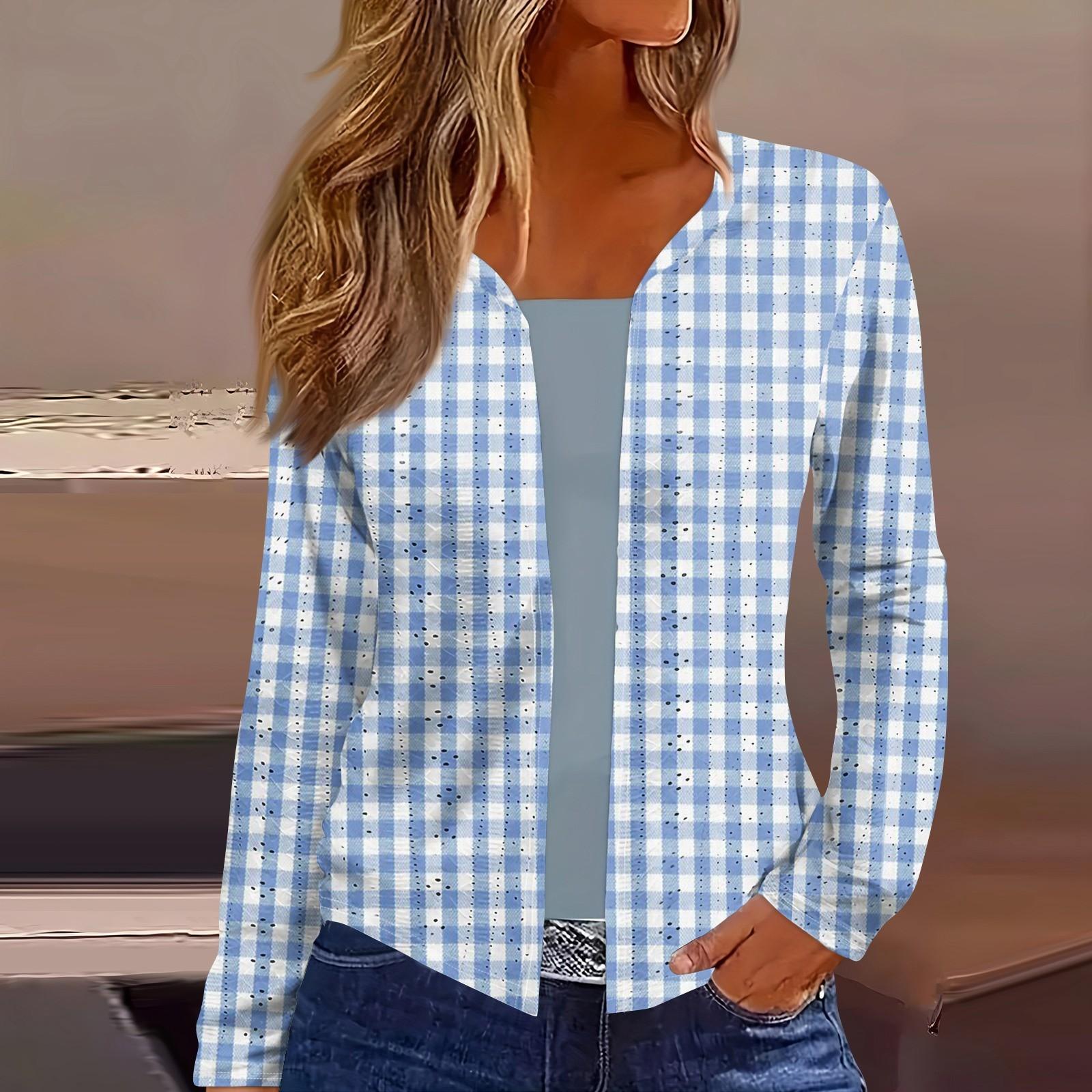 Женский топ с длинным рукавом и принтом — фото 12