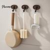 Decorative Storage Hook Adhesive Hook, Load-Bearing Wall Hanger, with High-Adhesive Backing Heavy Duty Retro Style for Bathroom Kitchen Entrance Hall