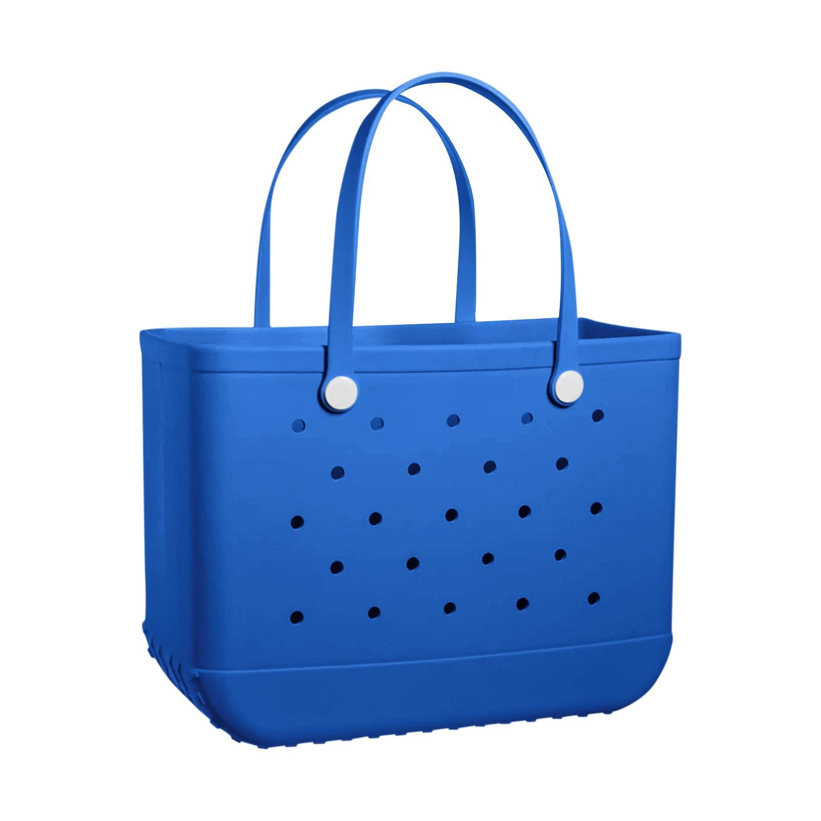 Beach Bag Storage Bag Handbag Color Eva Hole Large Storage Bag, Outdoor Tote Bag Portable Travel Bags One Size