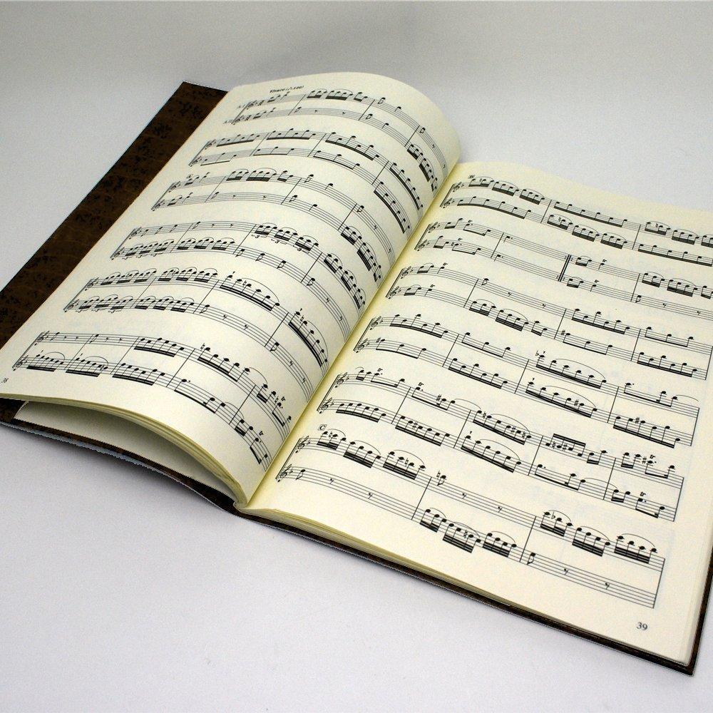 Recycled Leather Book Cover with Low-maintenance (A4 Size, Bookmark) (crocodile-embossed Brown)