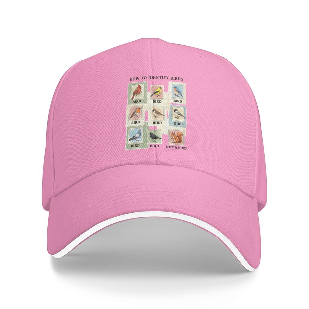 How to Identify Birds Funny Squirrel Sandwich Cap Adult Sport Baseball Cap Birdwatching Breathable Racing All seasons Hats