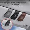 Car Visor Glasses Clip Magnetic Leather Sunglasses Holder For e-C3 e-C4 C5X C3 C1 C-Elysee C4 Aircross Cactus Picasso