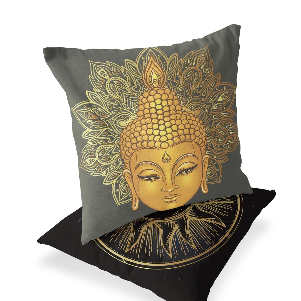 Mandala Mysterious Retro Religious Yoga Taie d'oreiller, Symdazers, Home Decorative Cojines, Sofá Poduszka