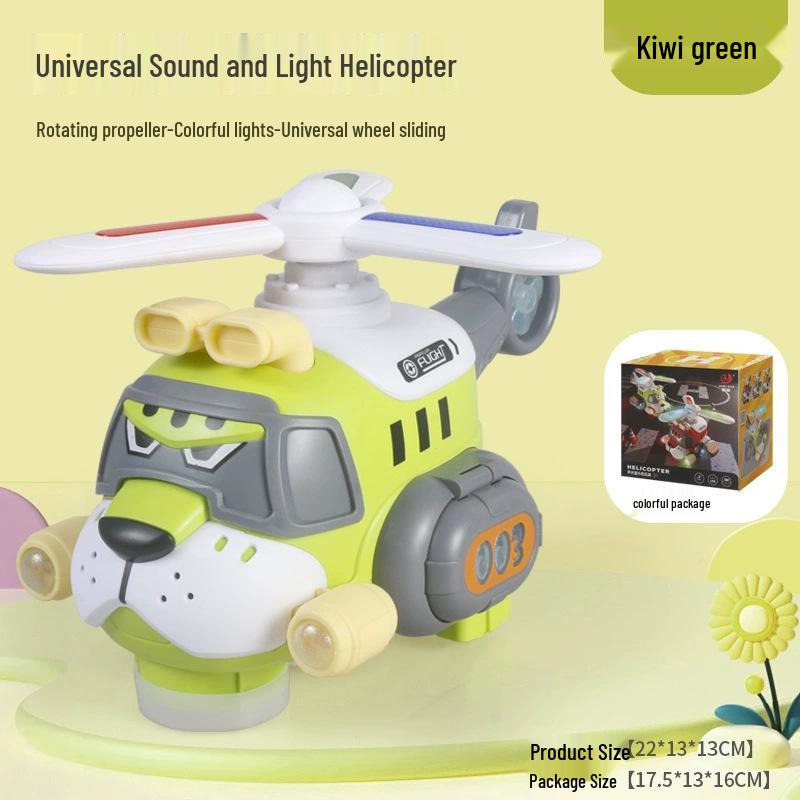 Electric Universal Helicopter Toy with Music, Lights, and Rotating Propeller for Kids
