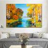 Canvas Oil Painting Art Posters And Prints Colorful Tree Plants Pictures Home Wall Paintings For Living Room Decoration No Frame