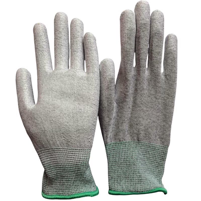 Anti-Static Carbon Fiber Coated Full Finger Gloves