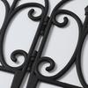 5Pcs Plastic Garden Fence 60x30cm Black Edging Border for Lawn Flower Bed