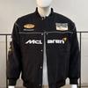 F1 Vyšívaná závodní bunda Ležérní Biker Letecký kabát Unisex Teplé Sportovní svrchní oblečení