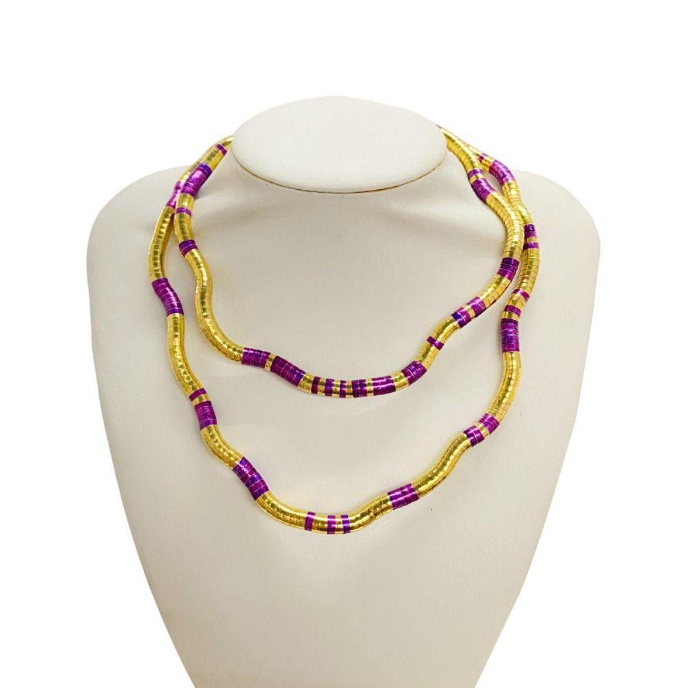 Gold Color Flexible Choker Silver Color Bracelet Bendable Snake Necklace Jewelry Accessories