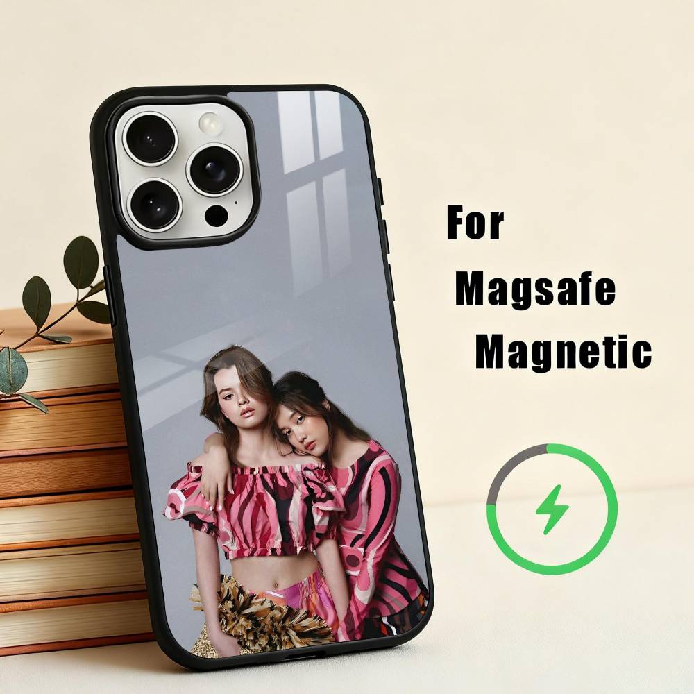 Pink Theory F-Freen B-Becky Phone Case For iPhone17,16,15,14,13,12,11 Plus,Pro Max Magnetic For Magsafe Wireless Charging