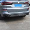 Stainless steel Car Pipe Throat Exhaust Outputs Tail Frame Trim Cover For BMW X5 G05 X6 G06 X7 G07 2019-2026 (M60) Accessories