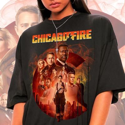 Chicago Fire Tshirt – Drama Series Tee, Retro Movie Shirt
