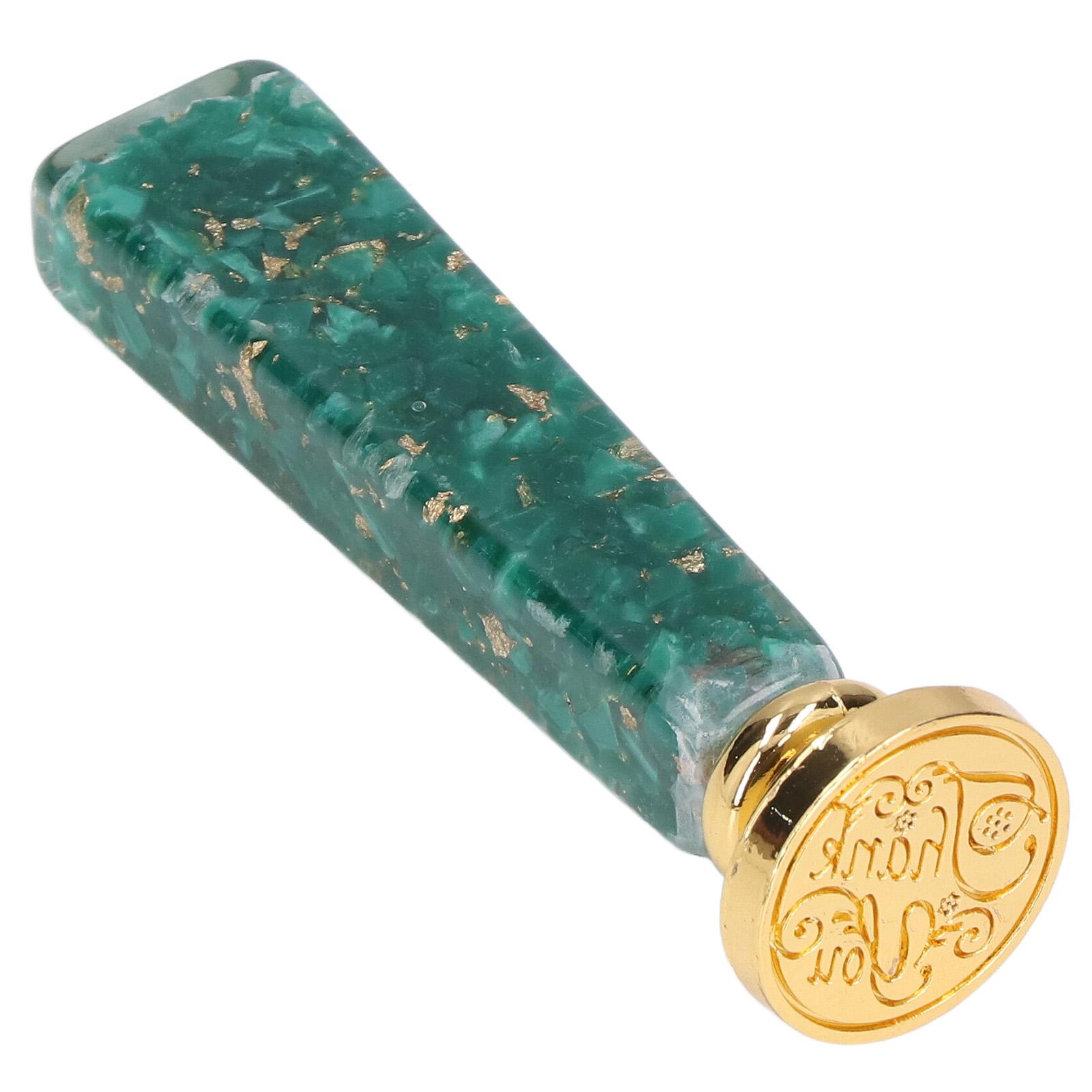 

Wax Stamp Detachable Handle Exquisite Pattern Unique Design Wide Application Sealing Wax Stamp for