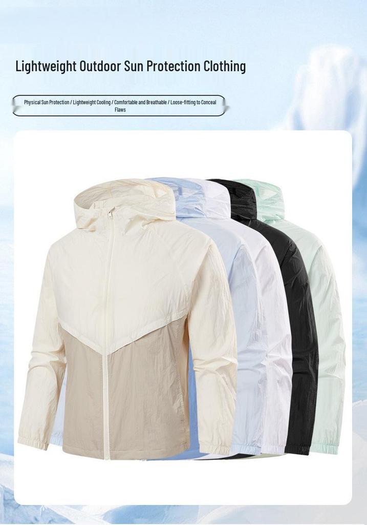 Men's Lightweight Quick-Dry Sun Protection Jacket - Foldable & Trendy