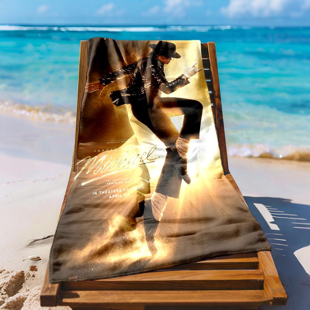 Michael Jackson Beach Towel Super Soft Absorbent Comfortable Lightweight