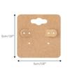 100 Pieces Jewelry Tag Earring Display Card Jewelry Selling with Holder Holes Earring Packaging Cards DIY Crafts