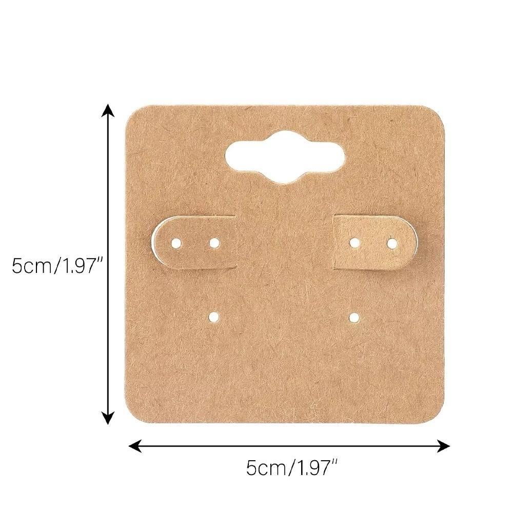 100 Pieces Jewelry Tag Earring Display Card Jewelry Selling with Holder Holes Earring Packaging Cards DIY Crafts