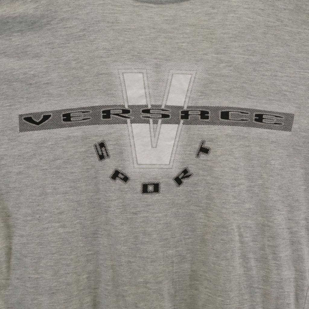 VERSACE SPORT 90s Made in Italy Old Short sleeve T-shirt 50 gray Men's Used