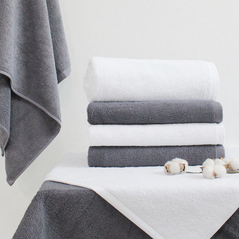 Large Bath Towel 450g (5-piece set) Hotel Water Play Beach Towel white