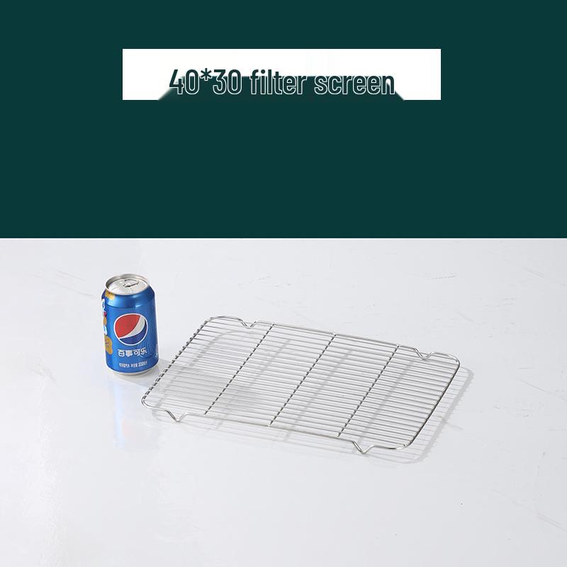 Deepened Stainless Steel Square Basin with Oil Draining Rack & Lid