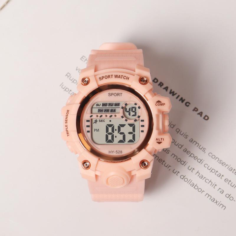 Unisex Sports Digital Watch With Led Lcd Backlight For Students And Athletes
