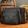 Herren-Ledertasche mit High-End-Gefühl, Herren-Umhängetasche aus Rindsleder, Echte Leder-Umhängetasche für den Weg zur Arbeit, Herren