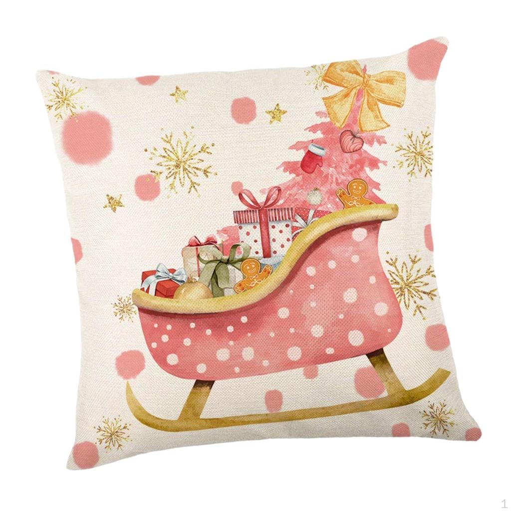 Christmas Pillow Case, Decoration, 45x45cm, Gift